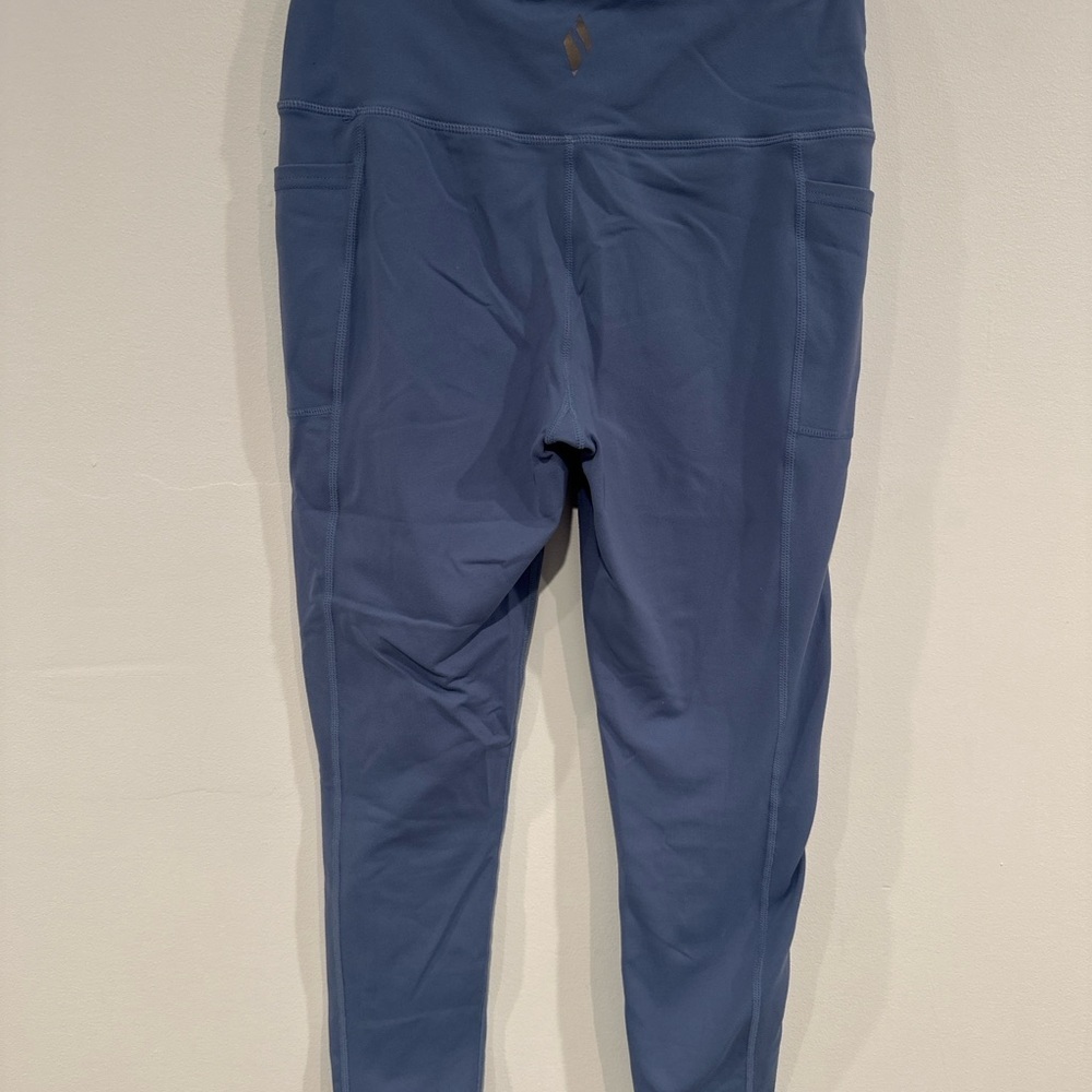 Skechers Los Angeles Blue High-Waist Pocket Leggings Women’s Size M - Picture 3 of 9